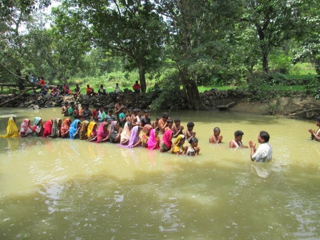 Baptism photo for anm post - "what is a uupg?"