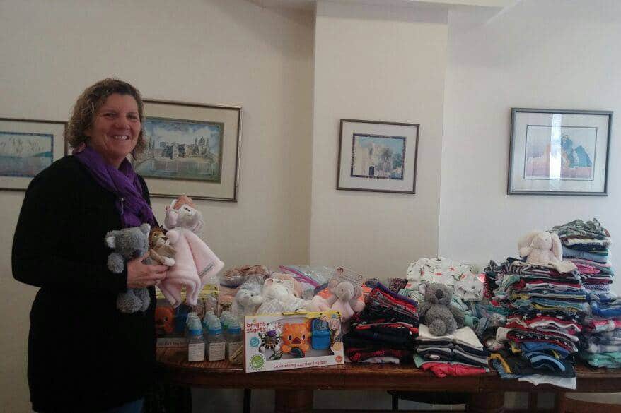 Sandy Shoshani at Be'ad Chaim, the Israeli organization that supports pregnant women and young mothers
